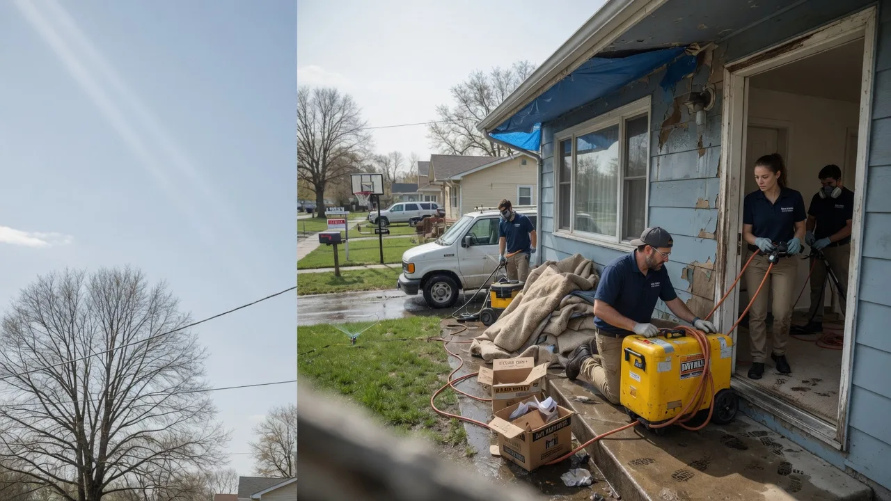 Basement Flood Cleanup in Economy, IN near me